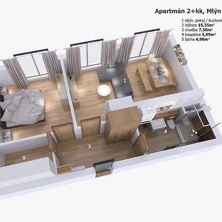 Mlyn Herlikovice Aparthotel